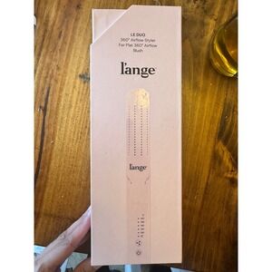 Lange Le Duo 360 Airflow Styler Blush Pink Flat Iron Curling Wand Titanium New